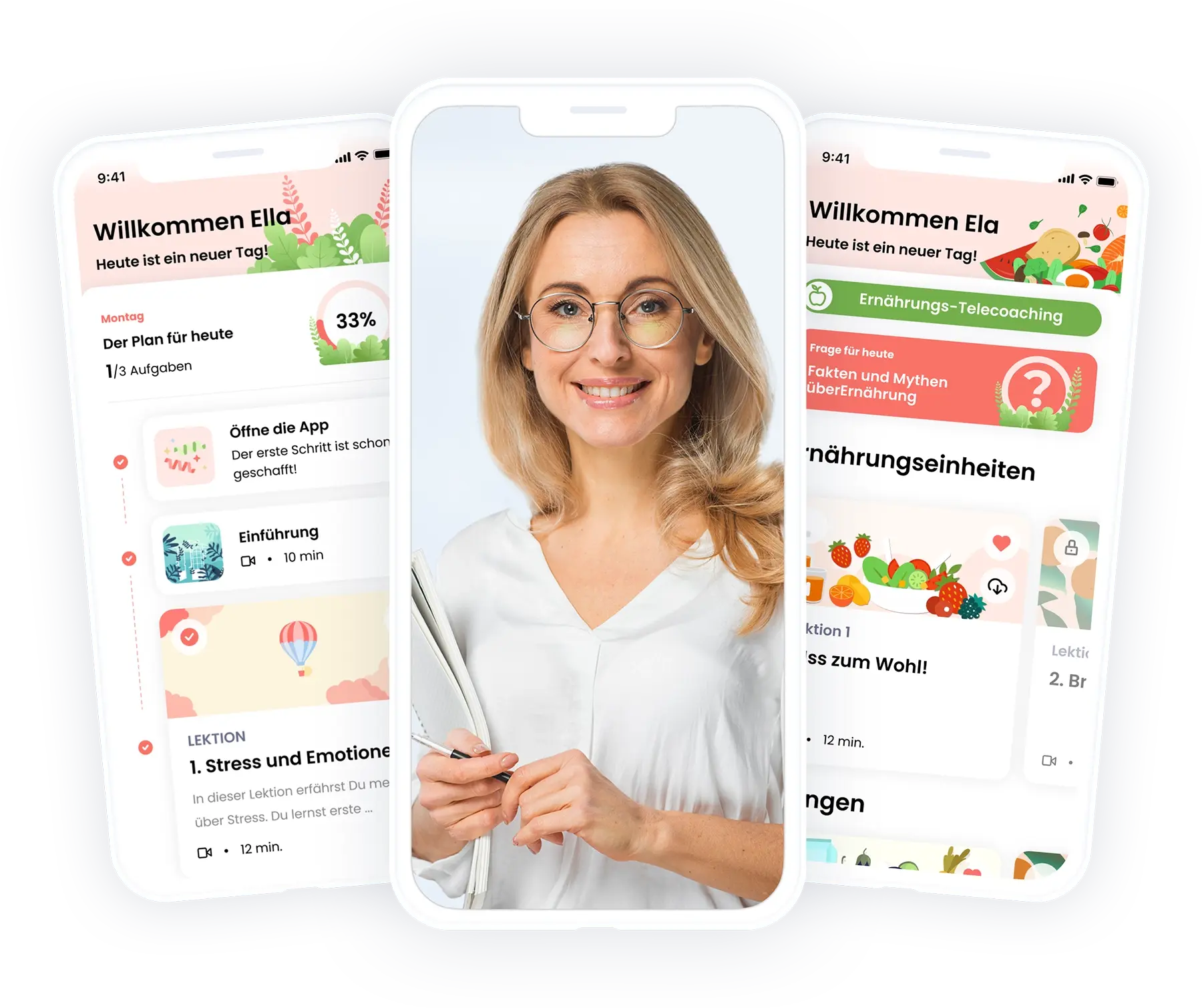 Living Well Plus App im Alltag